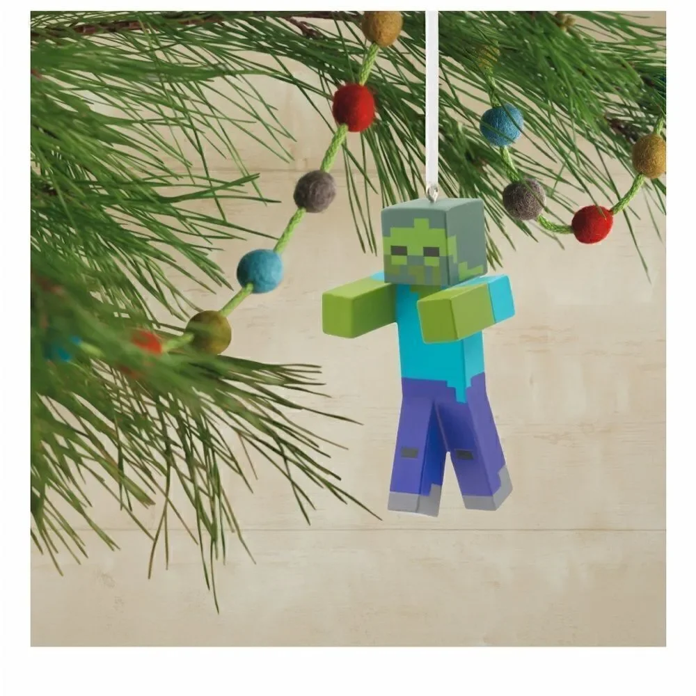 Hallmark Minecraft Zombie Ornament NWT